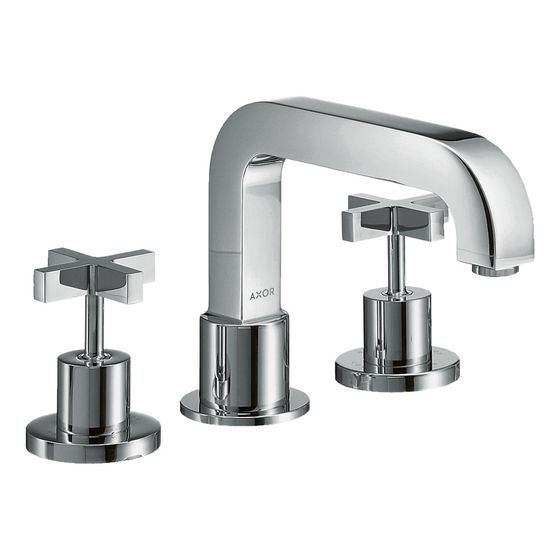 Hansgrohe AXOR Wannenrandarmatur Citterio 2-Loch, Kreuzgriffen, Chrom