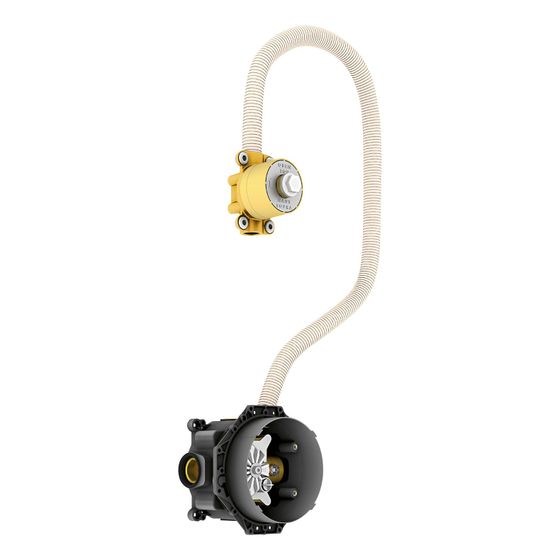 Hansgrohe AXOR Grundkörper für Elektronik-Waschtischmischer Unterputz für Wandmontage, DN 20, 80-108mm