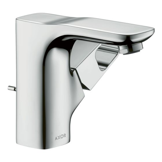 Hansgrohe AXOR Urquiola Einhebel-Waschtischmischer 110mm, 5l/min, für HWB, Zugstangen-Ablaufgarnitur, Brushed Bronze
