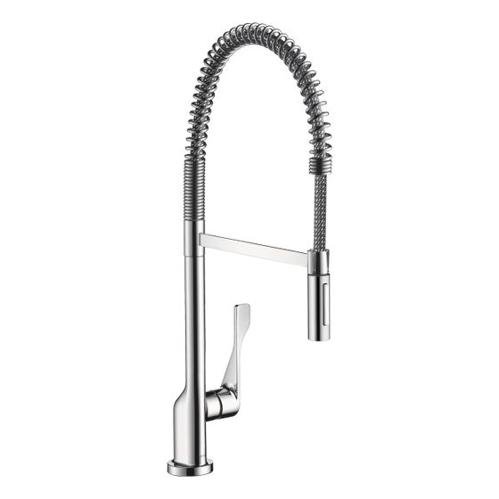 Hansgrohe AXOR Citterio Einhebel-Küchenmischer 230mm, 9l/min, Semi-Pro, Brushed Red Gold
