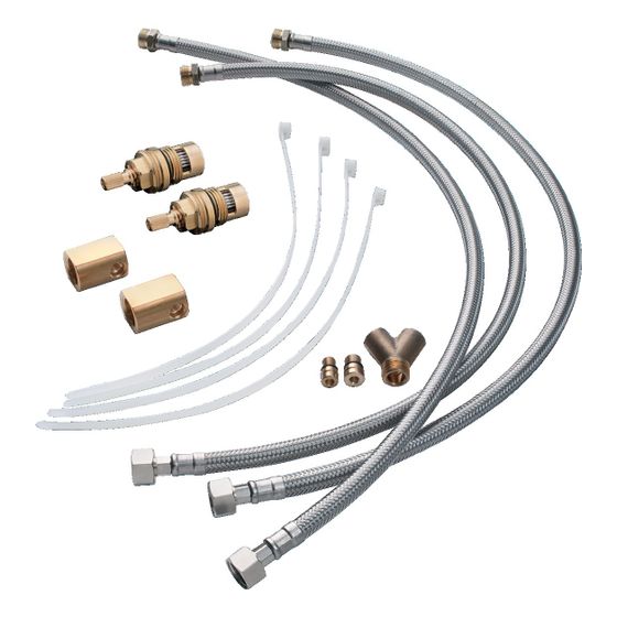 Hansgrohe AXOR Schlauchverlängerungsset für 3-Loch Waschtischarmaturen 70cm
