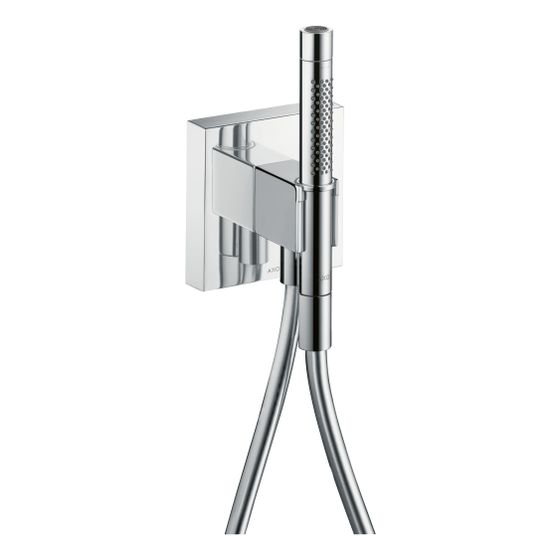 Hansgrohe AXOR Starck Portereinheit, 16,2l/min, 120x120mm, Stabhandbrause 2jet, Brauseschlauch, Chrom