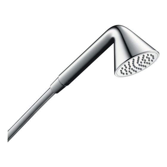 Hansgrohe AXOR Showers/Front Handbrause 85mm, 8,2l/min, 1jet EcoSmart, Chrom