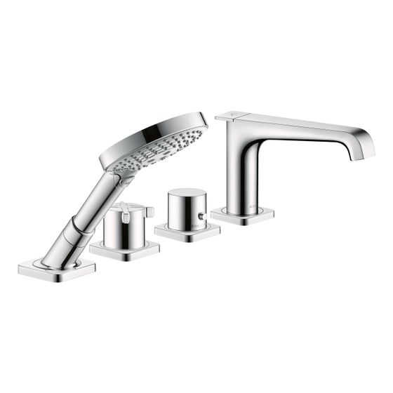 Hansgrohe AXOR Citterio E 4-Loch Wannenrandarmatur, Thermostat, 2 Verbraucher, Chrom
