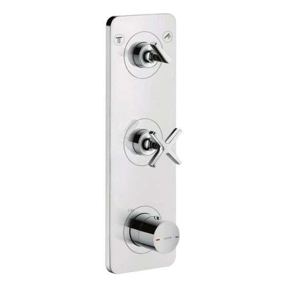 Hansgrohe AXOR Citterio E Thermostatmodul 380x120mm, UP, DN 20, für 2 Verbraucher, Platte, Chrom