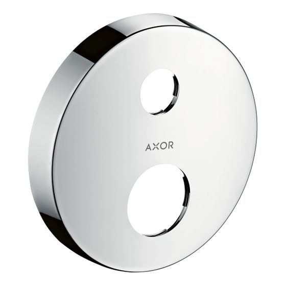 Hansgrohe AXOR Verlängerungsrosette rund 2-Loch, 170mm, 33mm, Edelstahl Optic