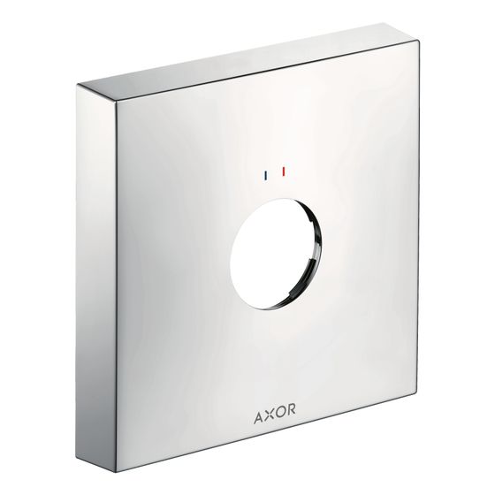 Hansgrohe AXOR Verlängerungsrosette eckig 1-Loch Rot/Blau, 170mm, 33mm, Polished Red Gold