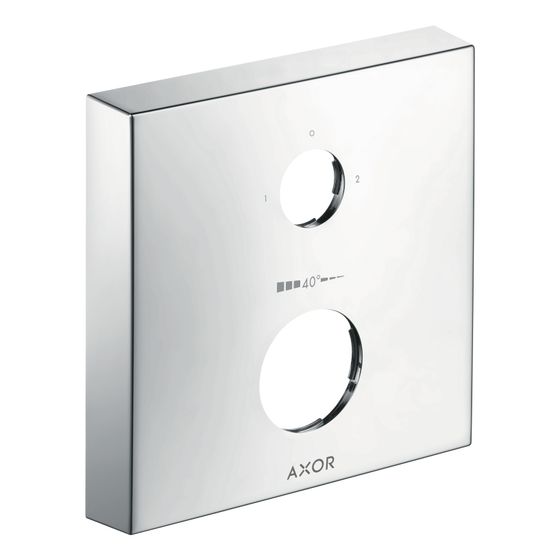 Hansgrohe AXOR Verlängerungsrosette eckig 2-Loch 0-1-2, 170mm, 33mm, Metall, Chrom
