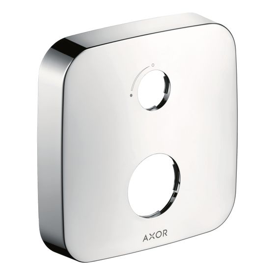 Hansgrohe AXOR Verlängerungsrosette softsquare 2-Loch, Mengenregulierungspfeil, 170mm, 33mm, Chrom