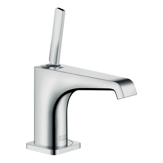 Hansgrohe AXOR Citterio E Einhebel-Waschtischmischer 90mm, Pin-Griff, Ablaufgarnitur für HWB, Chrom