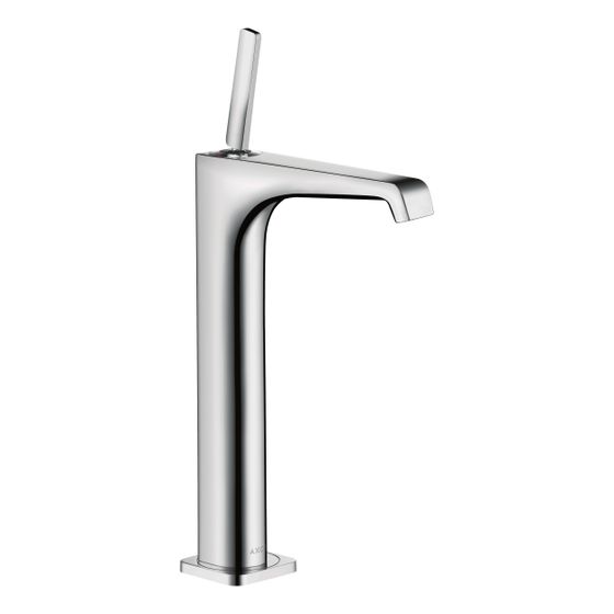 Hansgrohe AXOR Citterio E Einhebel-Waschtischmischer 250mm, Pin-Griff, Ablaufgarnitur für AufsatzWT, Chrom
