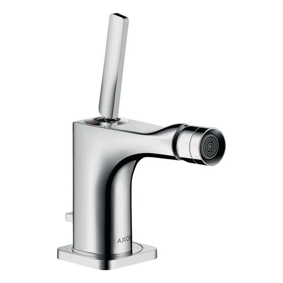 Hansgrohe AXOR Einhebel-Bidetmischer Citterio E, Pin-Griff, Zugstangen-Ablaufgarnitur, Chrom