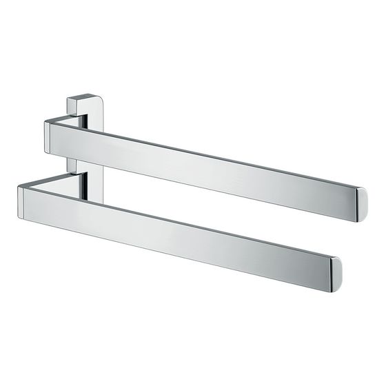 Hansgrohe AXOR Universal Softsquare Handtuchhalter zweiarmig, 409mm, Metall, Brushed Gold Optic