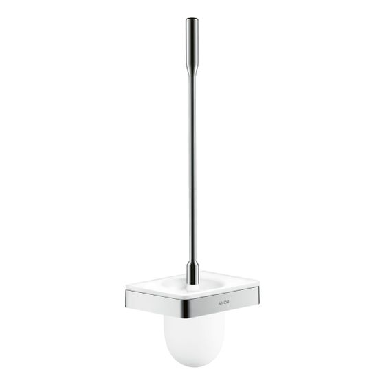 Hansgrohe AXOR Universal Softsquare Toilettenbürstenhalter Wandmontage, Edelstahl Optic