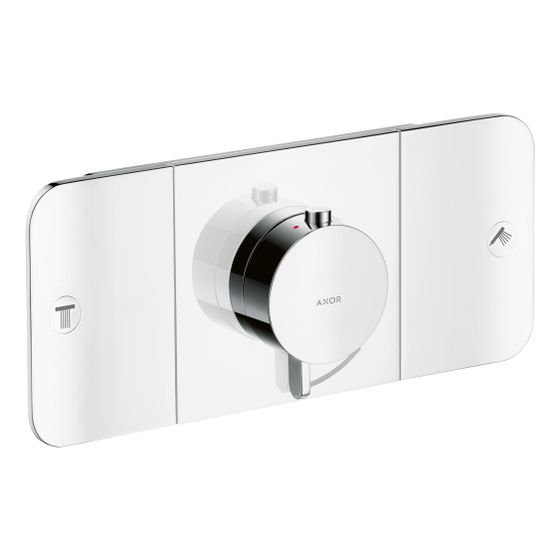 Hansgrohe AXOR One Thermostatmodul Unterputz, 30l/min, für 2 Verbraucher, Chrom