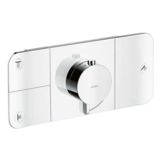 Hansgrohe AXOR One Thermostatmodul Unterputz, 30l/min, für 3 Verbraucher, Chrom