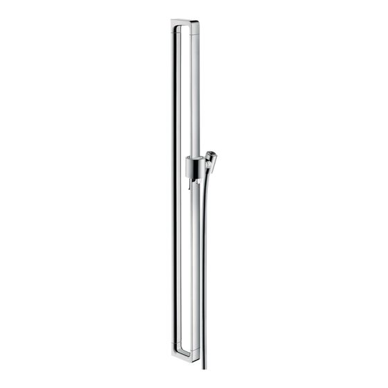 Hansgrohe AXOR Citterio E Brausestange 90cm, Brauseschlauch 160cm, Edelstahl Optic