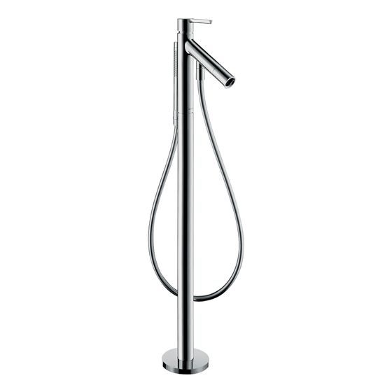 Hansgrohe AXOR Starck Einhebel-Wannenmischer bodenstehend, 18l/min, Hebelgriff, Chrom