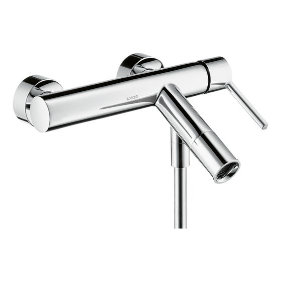 Hansgrohe AXOR Starck Einhebel-Wannenmischer Aufputz, 18l/min, Hebelgriff, Chrom