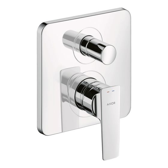 Hansgrohe AXOR Einhebel-Wannenmischer Citterio E Unterputz, 2 Verbraucher, Polished Gold Optic