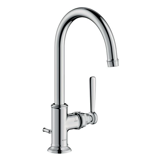 Hansgrohe AXOR Montreux Einhebel-Waschtischmischer 210mm, 5l/min, Hebelgriff, Zugstangen-Ablaufgarnitur, Chrom