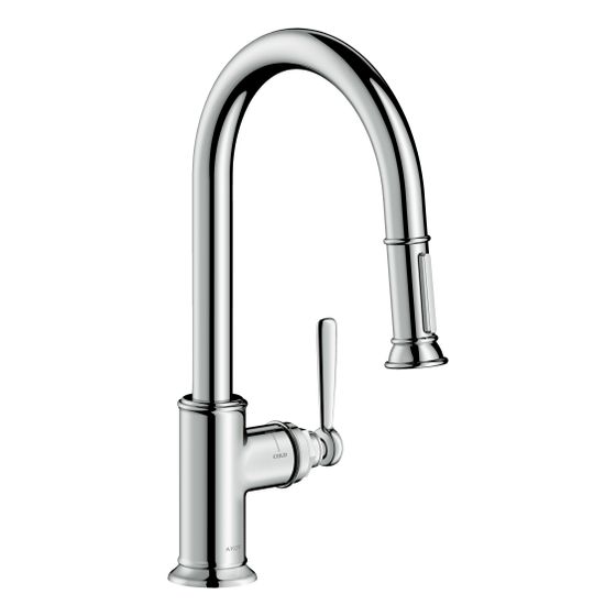 Hansgrohe AXOR Montreux Einhebel-Küchenmischer 180mm, 9l/min, Ausziehbrause, Chrom