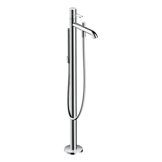 Hansgrohe AXOR Uno Einhebel-Wannenmischer bodenstehend, 18l/min, Bügelgriff, Chrom