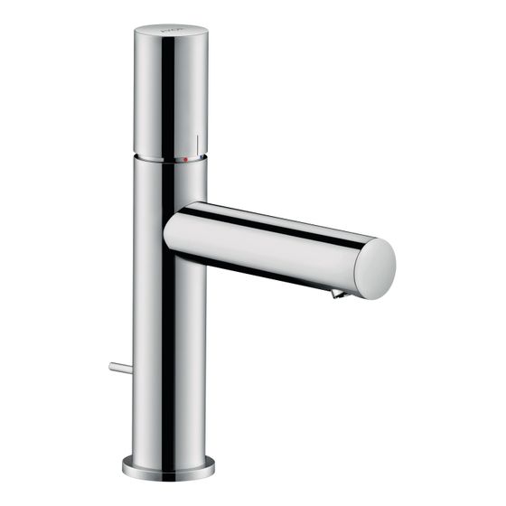 Hansgrohe AXOR Uno Einhebel-Waschtischmischer 110mm, 5l/min, Zerogriff, Zugstangen-Ablaufgarnitur, Chrom
