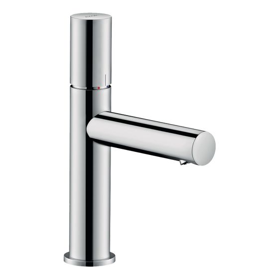 Hansgrohe AXOR Uno Einhebel-Waschtischmischer 110mm, 5l/min, Zerogriff, Ablaufgarnitur, Edelstahl Optic