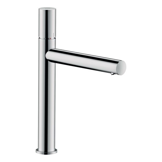 Hansgrohe AXOR Uno Einhebel-Waschtischmischer 200mm, 5l/min, Zerogriff für AWT, Ablaufgarnitur, Brushed Black Chrome