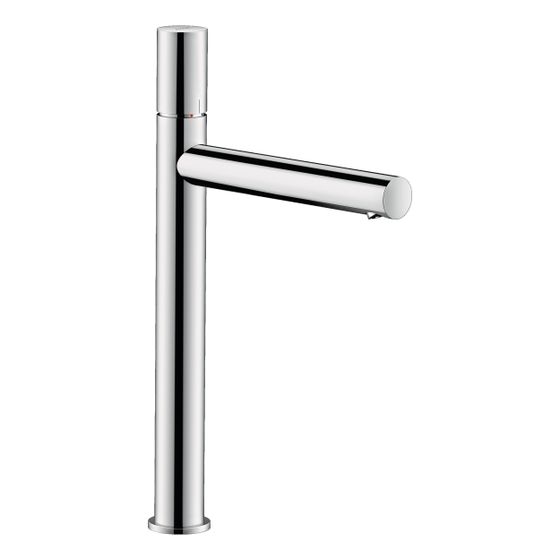 Hansgrohe AXOR Uno Einhebel-Waschtischmischer 260mm, 5l/min, für Aufsatzwaschtische, Zerogriff, Ablaufgarnitur, Chrom
