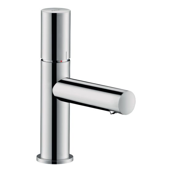 Hansgrohe AXOR Uno Einhebel-Waschtischmischer 80mm, 5l/min, Zerogriff, Ablaufgarnitur, Polished Black Chrome