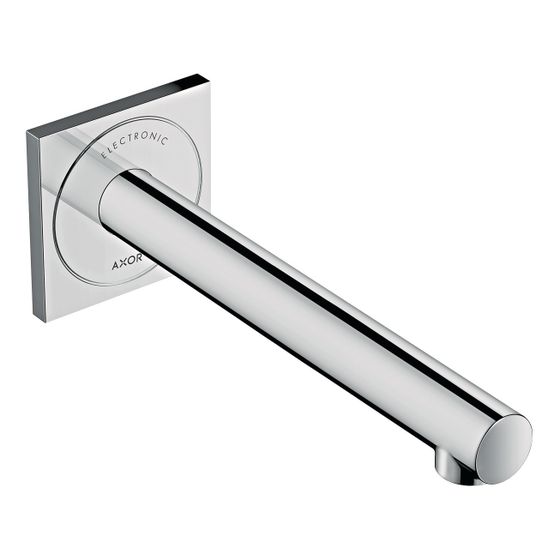 Hansgrohe AXOR Uno Elektronik-Waschtischmischer, 5l/min, UP für Wandmontage, Auslauf 221mm, Chrom