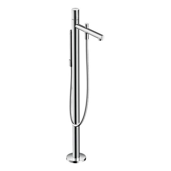 Hansgrohe AXOR Uno Einhebel-Wannenmischer bodenstehend, 18l/min, Zerogriff, Chrom
