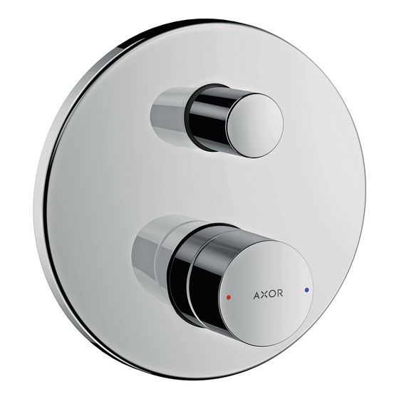 Hansgrohe AXOR Uno Einhebel-Wannenmischer Unterputz, 25l/min, Zerogriff, integrierter Sicherungskombination, Chrom