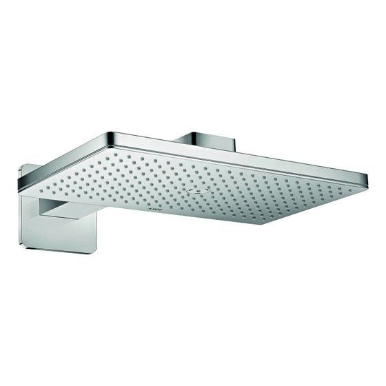 Hansgrohe AXOR ShowerSolutions Kopfbrause, 19l/min, 460x300mm, 1jet, Brausearm, softsquare Rosette, Chrom