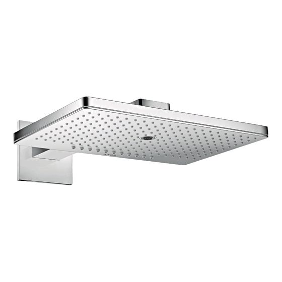 Hansgrohe AXOR ShowerSolutions Kopfbrause, 18l/min, 460x300mm, 3jet, Brausearm, eckiger Rosette, Chrom