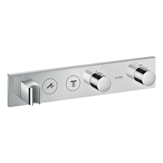 Hansgrohe AXOR ShowerSolutions Thermostatmodul Select 460x90mm, Unterputz für 2 Verbraucher, Chrom