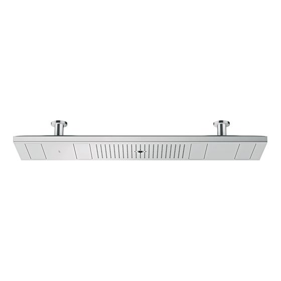 Hansgrohe AXOR ShowerSolutions ShowerHeaven, 21l/min, 1200x300mm, 4jet ohne Beleuchtung, Brushed Bronze
