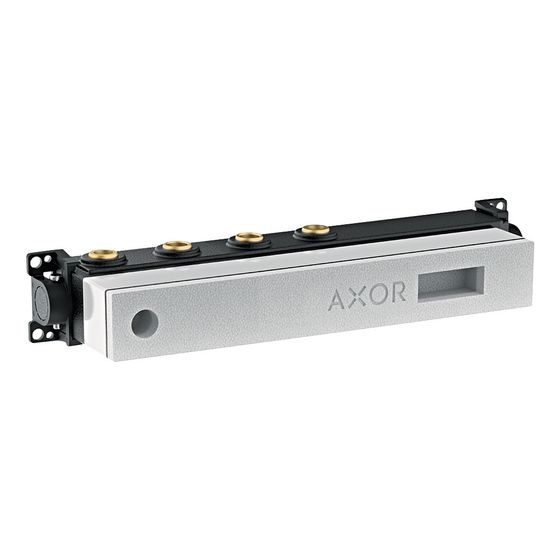 Hansgrohe AXOR Grundkörper für Thermostatmodul Select für 2 Verbraucher, Rp 3/4