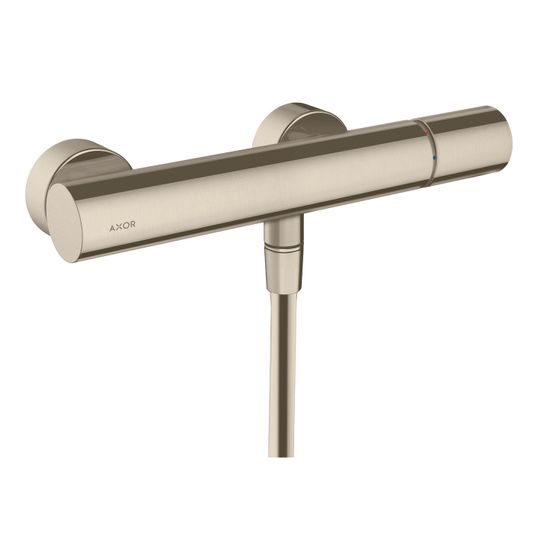Hansgrohe AXOR Uno Einhebel-Brausemischer Aufputz, 15l/min, Zerogriff, Brushed Nickel
