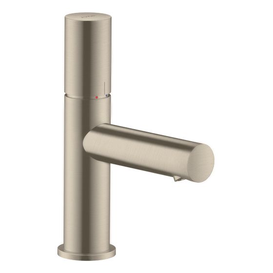 Hansgrohe AXOR Uno Einhebel-Waschtischmischer 80mm, 5l/min, Zerogriff, Ablaufgarnitur, Brushed Nickel
