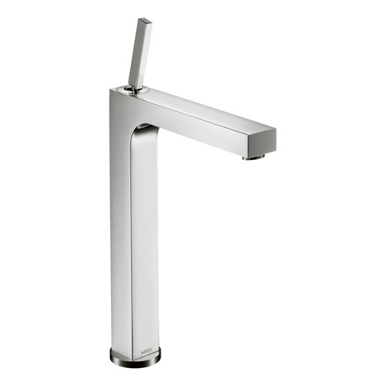 Hansgrohe AXOR Citterio Einhebel-Waschtischmischer 280mm, 5l/min, Pin-Griff für AWT, Zugstangen-Ablaufgarnitur, Chrom