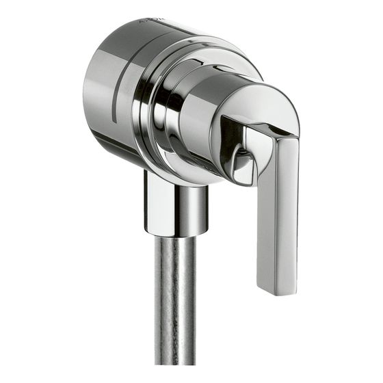 Hansgrohe AXOR Citterio Wandanschluss Stop, Rückflussverhinderer, Absperrventil, Hebelgriff, Chrom