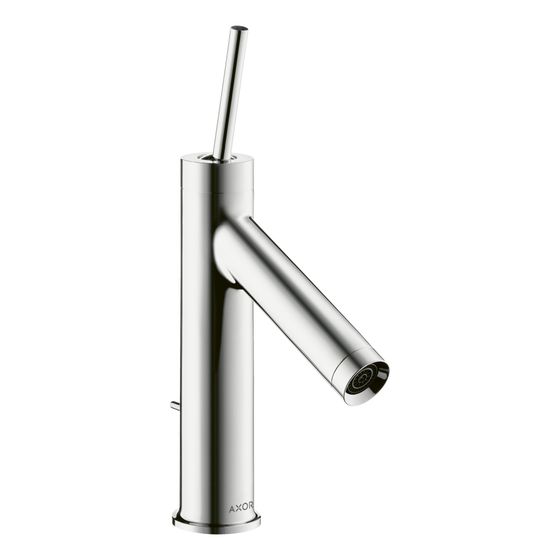 Hansgrohe AXOR Starck Einhebel-Waschtischmischer 90mm, 5l/min, Pin-Griff, Zugstangen-Ablaufgarnitur, Chrom