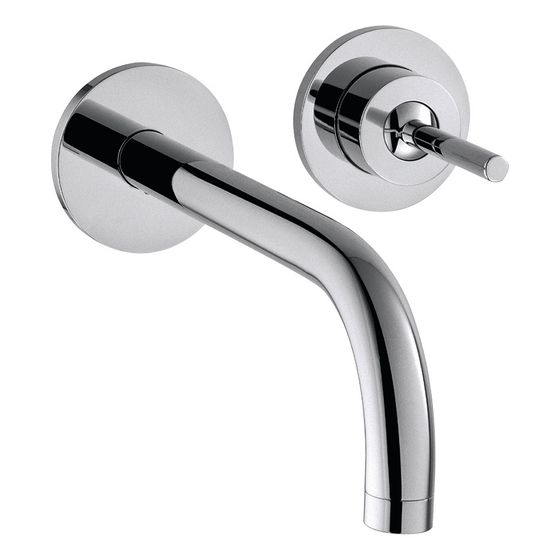 Hansgrohe AXOR Uno Einhebel-Waschtischmischer Unterputz, 5l/min, Auslauf 165mm, Rosetten, Chrom