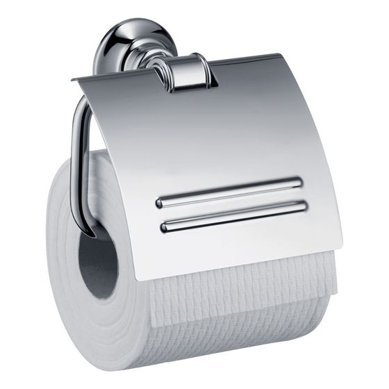 Hansgrohe AXOR Montreux Toilettenpapierhalter, Deckel, 158x106mm, Bohrabstand 35mm, Chrom