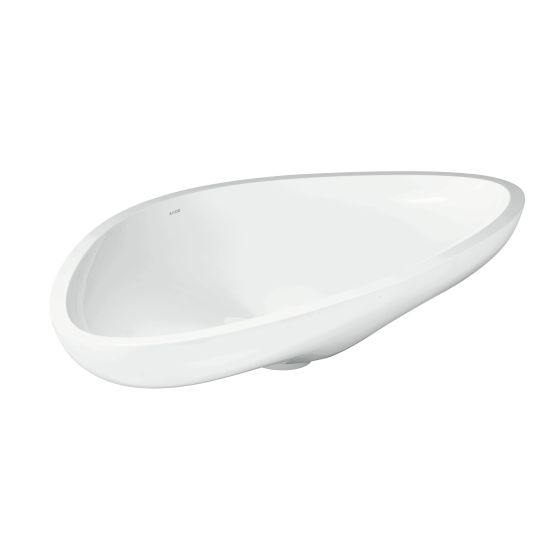 Hansgrohe Waschschüssel AXOR Massaud, Aufsatz, 144x450x800mm, Mineralguss, Weiß