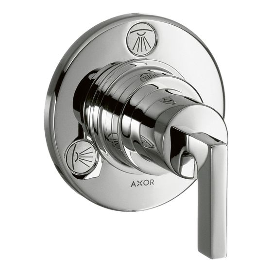 Hansgrohe AXOR Citterio Ab- und Umstellventil Trio, Quattro Unterputz DN 20, Hebelgriff, Chrom