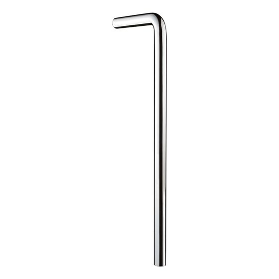 hansgrohe Winkelrohr 90 Grad ohne Bord MS DN 32 220x680mm, Chrom